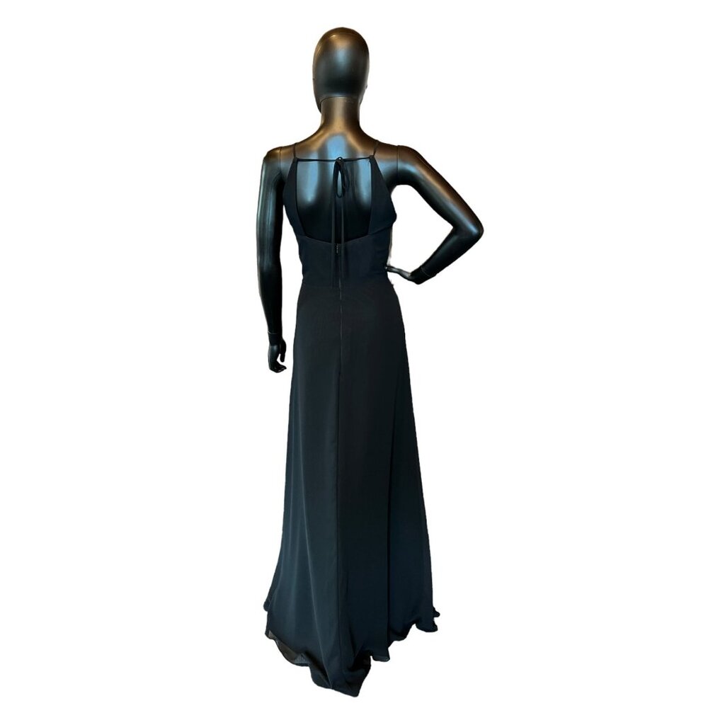 NWOT - Black Chiffon - Hayley Paige - Bridesmaid - Picture 4 of 4